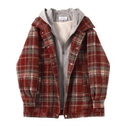 Red Winter Coat For Women And Short Grey Clother M-3XL 