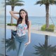 Floral Strapless Strapless Sling Top