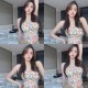 Floral Strapless Strapless Sling Top