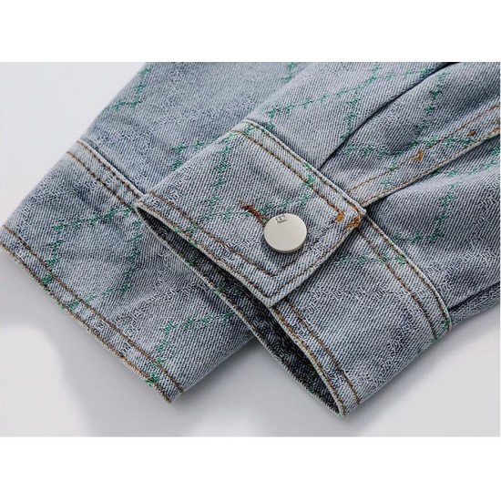 Mens Vintage Casual Street Style Jacket Clothing Brown Casual Washed Lapel Loose Coats
