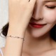 Fashion Jewelry Silver Red Bracelets For Womens