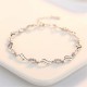 Fashion Jewelry Silver Red Bracelets For Womens