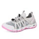 Best breathable Mens And Women Grey Pink Hiking Shoes