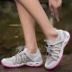 Best breathable Mens And Women Grey Pink Hiking Shoes
