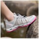 Best breathable Mens And Women Grey Pink Hiking Shoes