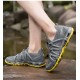 Best breathable Mens And Women Grey Yellow Hiking Shoes
