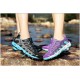 Best breathable Mens And Women Purple Ltblue Hiking Footwear 