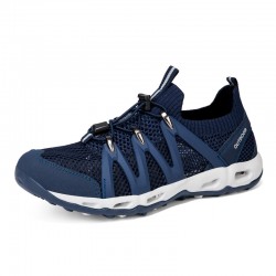 Best breathable Mens Deep Blue Black Hiking Shoes
