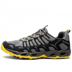 Best breathable Mens Yellow Black Grey Hiking Footwear