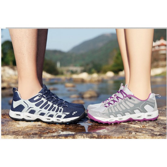 Best breathable Womens Grey Purple Hiking Footwear