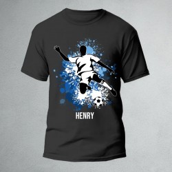 Football Black White For Mens T-Shirt