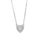 Jewelry Heart Silver Necklace Gift For Women