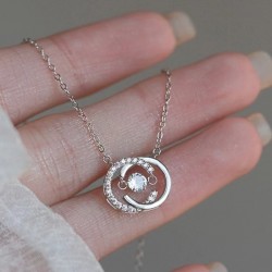 Jewelry Silver Necklace Gift For Women