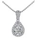 Womens Jewelry Silver Pendant Charms Necklace
