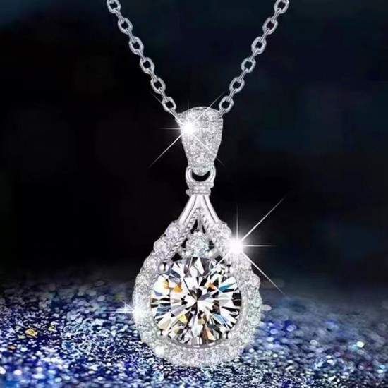 Womens Jewelry Silver Pendant Charms Necklace