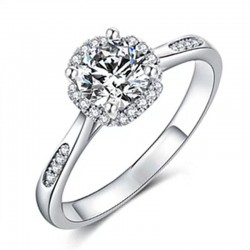 Gift Jewelry Girlfriend Silver Rings For Women And Men