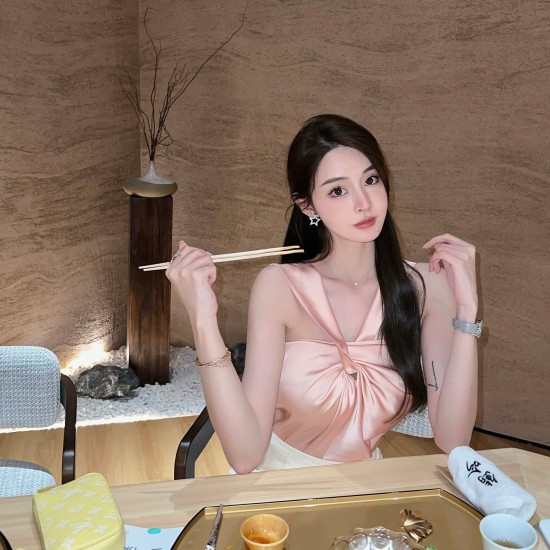 Sexy Sling Pink Top For Women