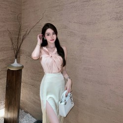 Sexy Sling Pink Top For Women