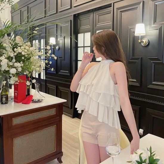 Summer Loose And Thin Short Chiffon Shirt