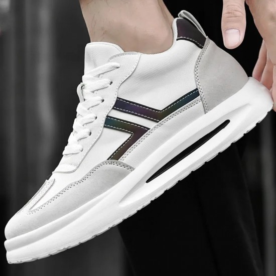 White Grey Black Sneakers For Women And Men Casual Shoes