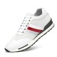 White Grey Red Sneakers For Women And Men Casual Shoes 