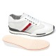 White Grey Red Sneakers For Women And Men Casual Shoes 