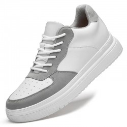 White Grey Sneakers For Women And Men Casual Shoes