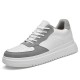 White Grey Sneakers For Women And Men Casual Shoes