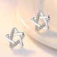 Fashion Silver Star Earring For Women Jewelry