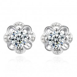Gift Silver Earring For Womens Jewelry